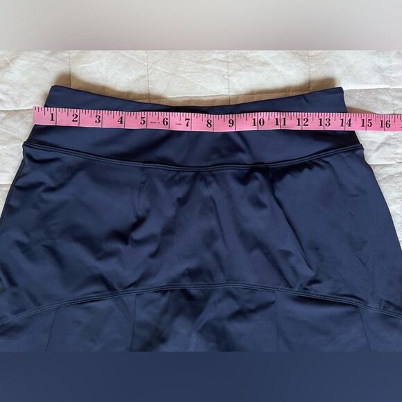 Renwick Navy Performance Pleated Skirted Leggings Golf Tennis Preppy - Small - Picture 6 of 10